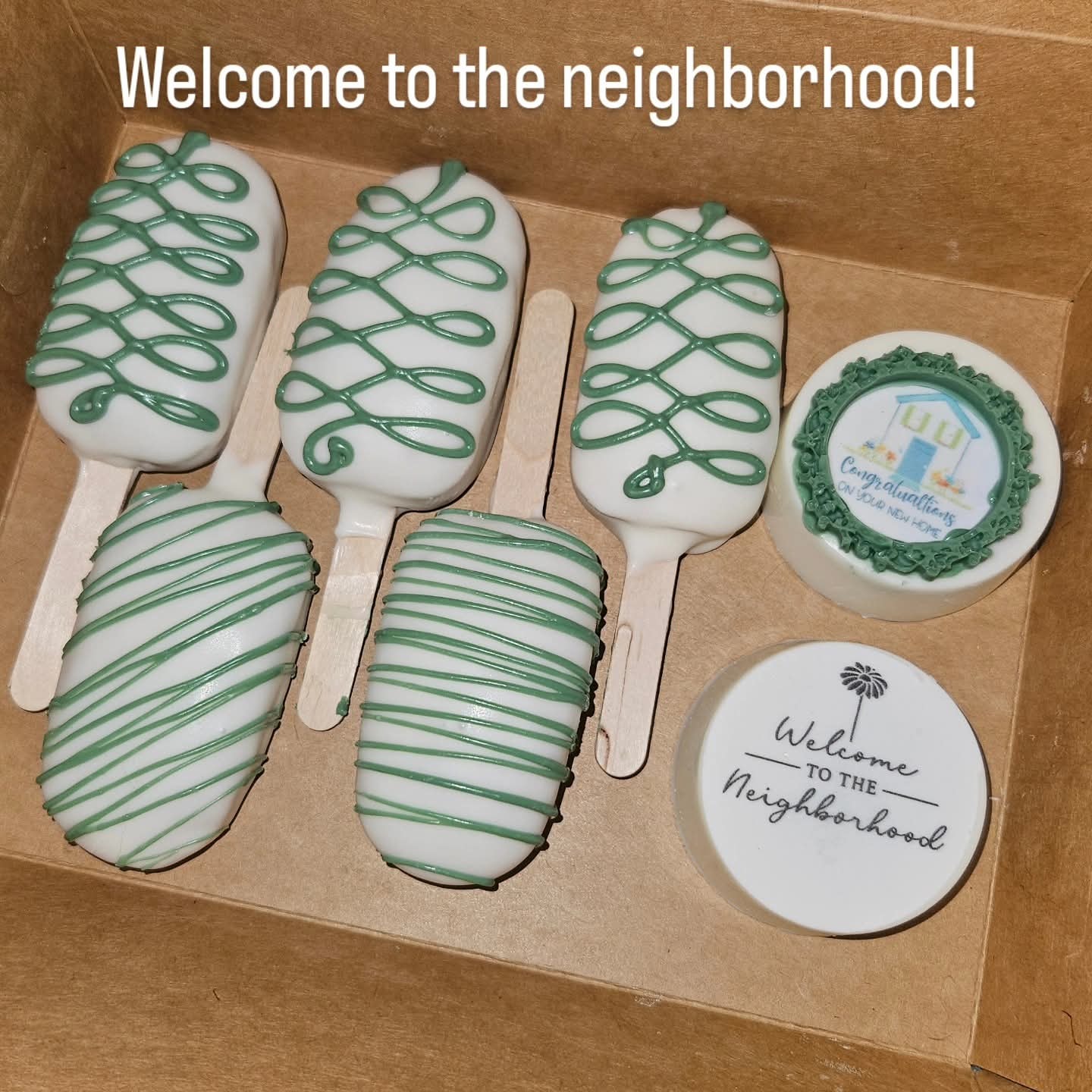 Welcome to the neighborhood cakesicles and covered Oreos